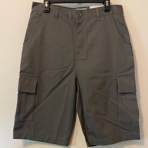 Men’s Blu Rock Grey Cargo Shorts SZ 32
